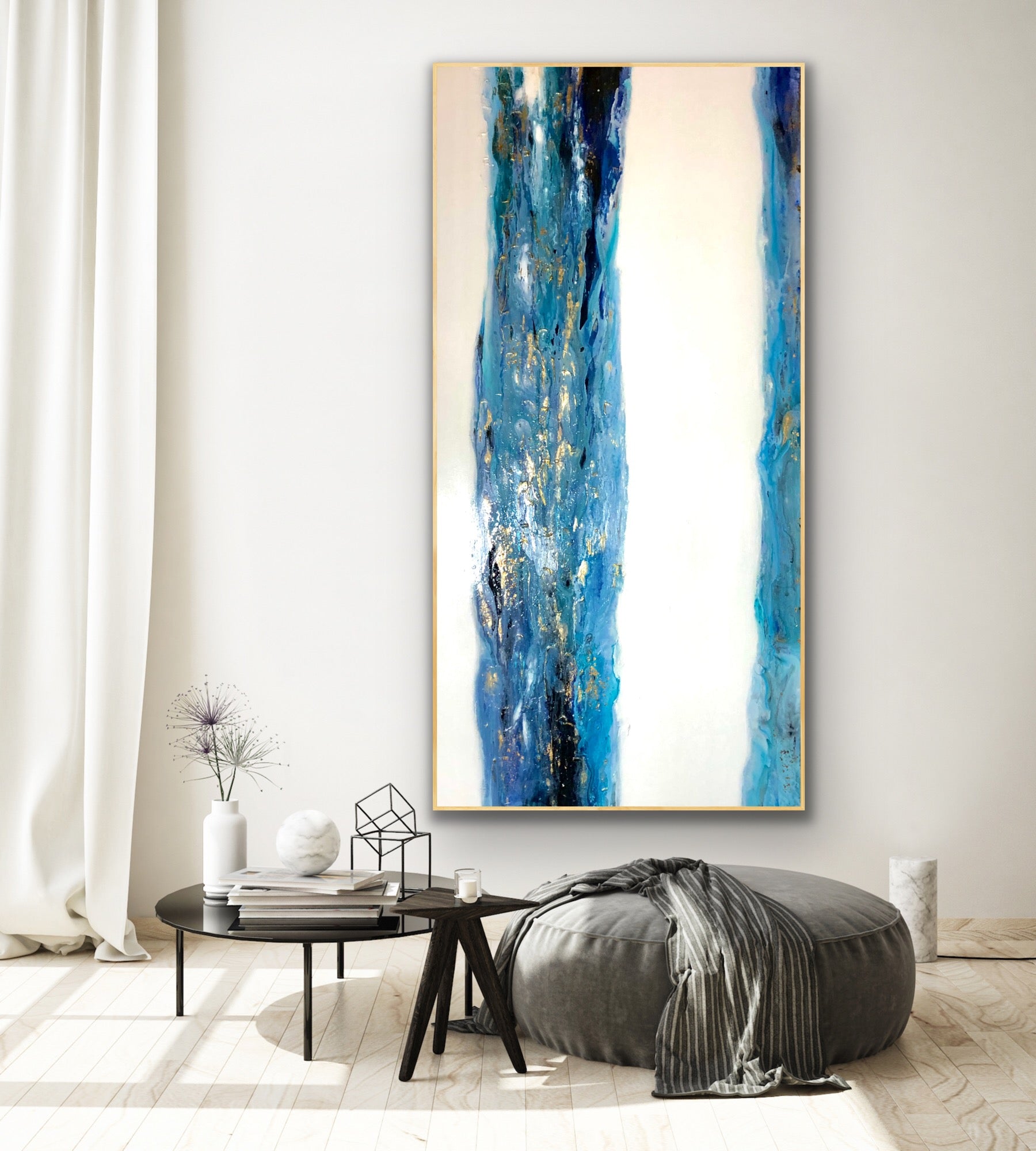 Mystical Crystal Abstract Painting (2021)